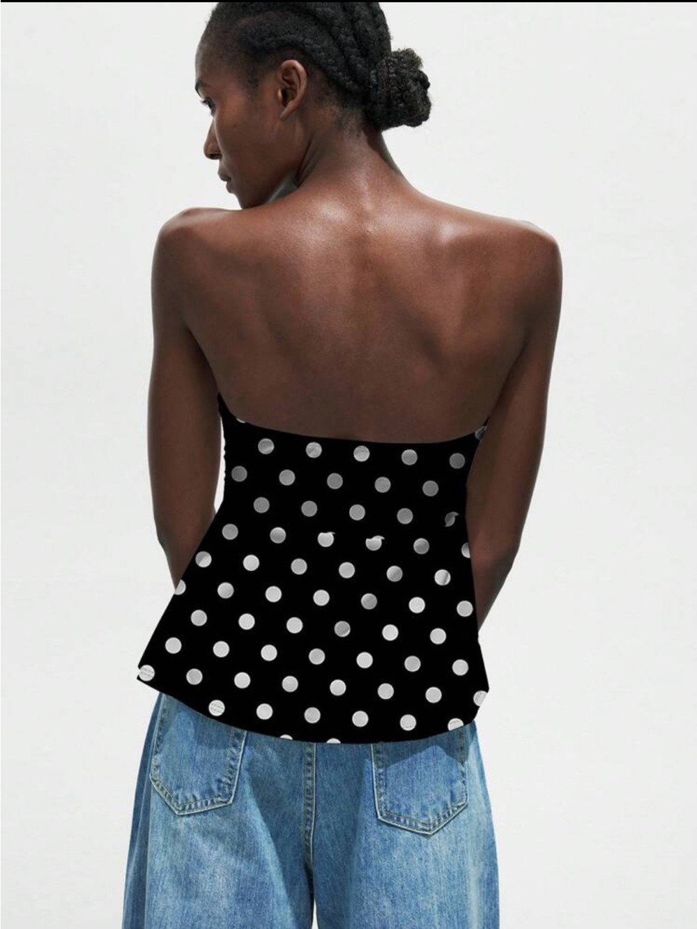 Polka Dots Tube Top - Picture 2 of 3